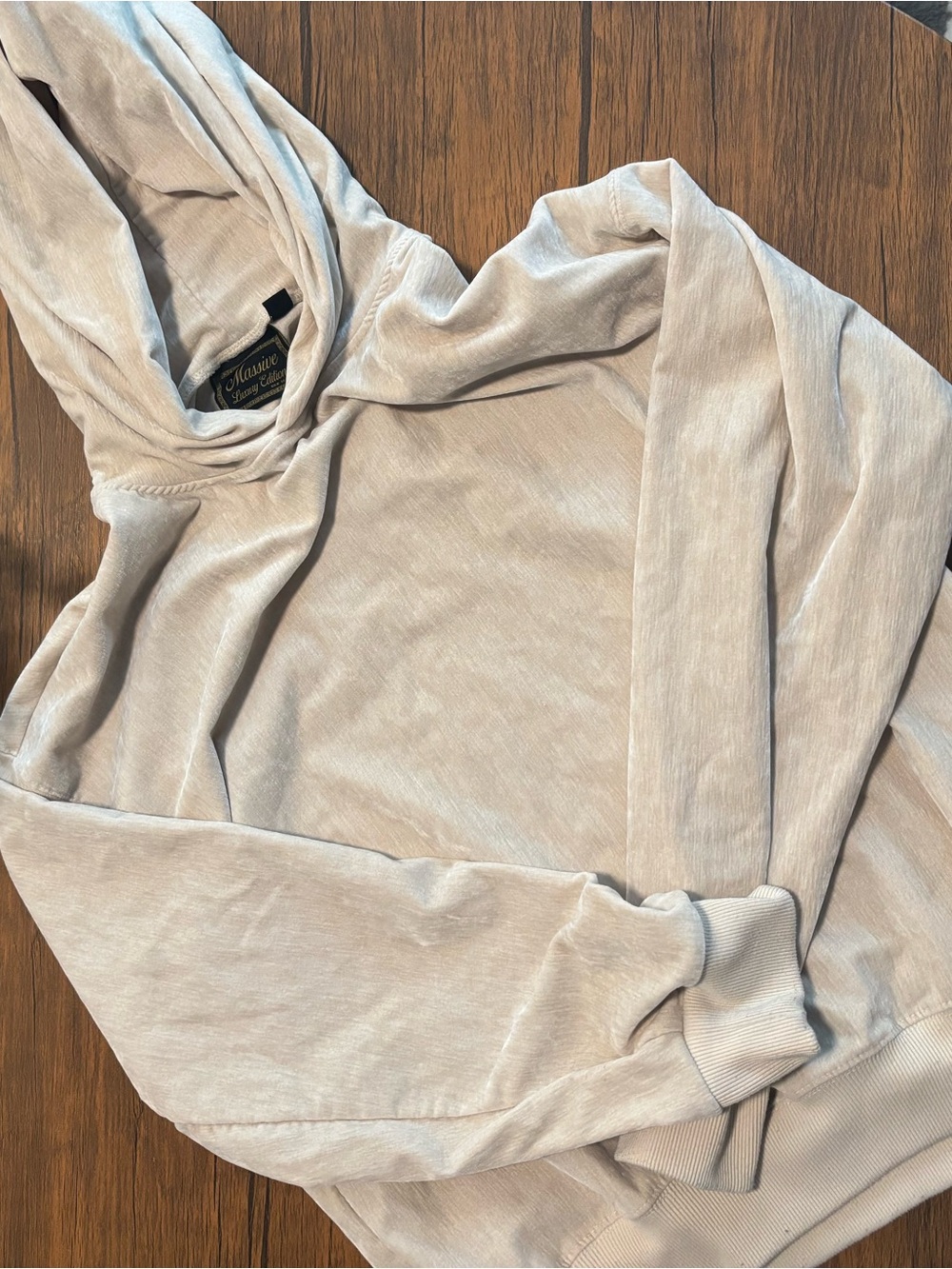 Massive Luxury Cream Lightweight Hoody